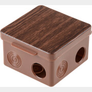 Коробка распределительная ОП 80х80х50 мм ЮПИТЕР бук (JP7113-11)