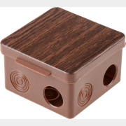 Коробка распределительная ОП 80х80х50 мм ЮПИТЕР бук (JP7113-11)