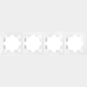 Рамка четырехместная BYLECTRICA Уют белая (ЮЛИГ.735212.282)