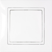 Выключатель одноклавишный скрытый BYLECTRICA Уют белый (10-860)