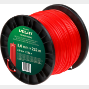 Леска для триммера d 3,0 мм х 222 м сечение звездочка ВОЛАТ (53040-04)