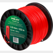 Леска для триммера d 3,0 мм х 222 м сечение звездочка ВОЛАТ (53040-04)