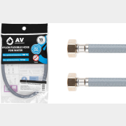 Гибкая подводка для воды nylon Lt гайка 1/2" - гайка 1/2" AV ENGINEERING 40 см (AVE20840)