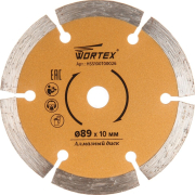 Круг алмазный по керамике 89x10 мм WORTEX HS S100 T (HSS100T00026)