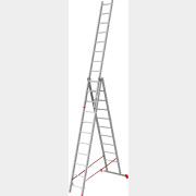 Лестница алюминиевая трехсекционная 631 см STARTUL Pro (ST9942-10)