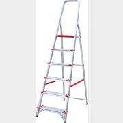 Лестница-стремянка алюминиевая односторонняя 129 см НОВАЯ ВЫСОТА NV 3117 (3117106)