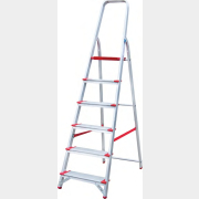 Лестница-стремянка алюминиевая односторонняя 129 см НОВАЯ ВЫСОТА NV 3117 (3117106)