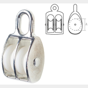 Блок двойной BK-Duplex-PL 15 мм нейлон STARFIX (SMP-18101-1)