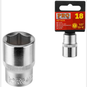 Головка 1/2" 18 мм 6 граней PRO STARTUL (PRO-52018)