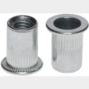 Заклепка резьбовая М6 цилиндрический бортик белый цинк STARFIX 10 штук (SMZ1-48529-10)