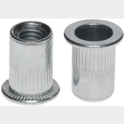 Заклепка резьбовая М6 цилиндрический бортик белый цинк STARFIX 25 штук (SMZ1-48528-25)