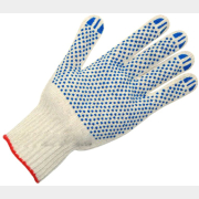 Перчатки хлопчатобумажные с ПВХ покрытием КОНТИНЕНТ-СИТИ Люкс 7,5 класс (604)