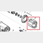 Статор для болгарки BULL WS2301 (66606-34)