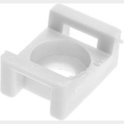 Площадка для хомута-стяжки 16х23 мм усиленная белая STARFIX 50 штук (SMP2-51310-50)