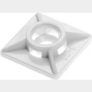 Площадка для хомута-стяжки 19х19 мм белая STARFIX 100 штук (SMP2-37777-100)