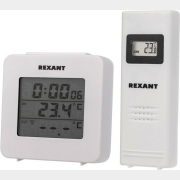 Электронный термометр с часами и беспроводным выносным датчиком REXANT (70-0592)