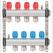 Коллекторная группа AVE135, 4 выхода AV ENGINEERING (AVE13500104)