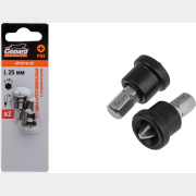 Бита для шуруповерта магнитная с ограничителем PH2 25 мм GEPARD 2 штуки (GP3516-25)