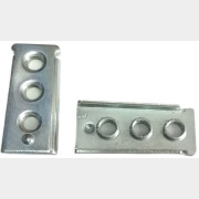 Пластина левая крепления колеса для газонокосилки ECO LG-433 (601025)