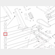 Шкив ведомый для культиватора/мотоблока FERMER FM-511MX (662005)