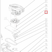 Шпонка шкива ведущего для культиватора/мотоблока FERMER FM-511MX (296514)