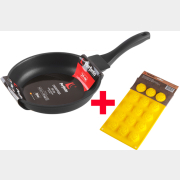 Сковорода алюминиевая 24 см PERFECTO LINEA Black (55-240013-2)