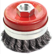 Щетка для УШМ чашка косичка 65 мм M14 усиленная GEPARD (GP0860-65)