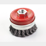 Щетка для УШМ чашка косичка 75 мм M14 усиленная GEPARD (GP0860-75)