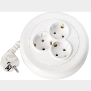 Удлинитель на барабане 2,5 м 3 розетки 2,5 кВт с заземлением BYLECTRICA У10-370