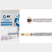 Гибкая подводка для воды иголка м10 длинная - гайка 1/2" 100 см AV ENGINEERING (AVE214100)