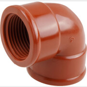 Угольник ПП 1/2" с внутренней резьбой коричневый AV ENGINEERING (AVE159004)