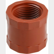 Муфта ПП 1/2" с внутренней резьбой коричневая AV ENGINEERING (AVE159012)