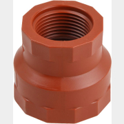 Муфта ПП 1"х3/4" переходная с внутренней резьбой коричневая AV ENGINEERING (AVE159017)