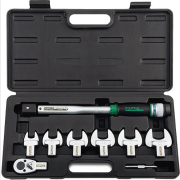 Ключ динамометрический 10-80 Нм 1/2" с набором насадок TOPTUL 8 предметов (GAAI0801)