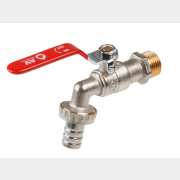 Кран водоразборный со штуцером 1/2" никелированный AV ENGINEERING (AVE166012)