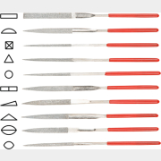 Набор надфилей алмазных 140х50х3мм 10 предметов STARTUL Profi (ST4046-10)