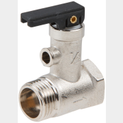 Предохранительный клапан для бойлера с ручкой спуска 1/2" AV ENGINEERING (AVE3671212)