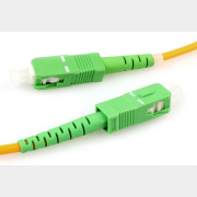 Патч-корд оптический REXANT (SM) 9/125 (OS2) SC/APC-SC/APC Simplex LSZH 20 м (50-2028)