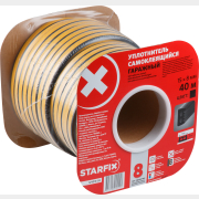 Уплотнитель гаражный тип W черный 15х8 мм STARFIX 40 м (SF1016-03)