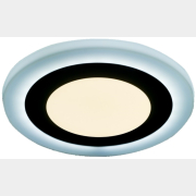 Светильник встраиваемый светодиодный 3+2 Вт 4000K TRUENERGY Color Круг с белой подсветкой (10217)