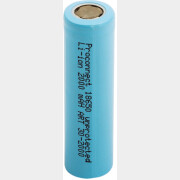 Аккумулятор 18650 PROCONNECT 3,7 V 2000 mAh литий-ионный (30-2000-01)