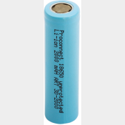 Аккумулятор 18650 PROCONNECT 3,7 V 2000 mAh литий-ионный (30-2000-01)