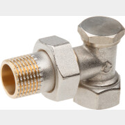 Кран вентильный для радиатора 1/2" с наружной резьбой угловой AV ENGINEERING (AVE396012)