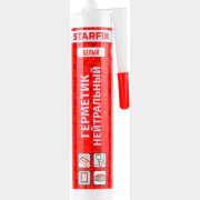 Герметик силиконовый STARFIX нейтральный белый 300 мл (SM-63053-1)