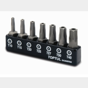 Набор бит Torx с отверстием TOPTUL 7 предметов (GAAV0703)