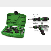 Отвертка реверсивная с набором бит и торцевых головок TOPTUL 54 предмета (GAAI5401)