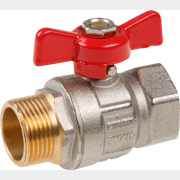 Кран шаровой 3/4" PN40 с внутренней-наружной резьбой бабочка AV ENGINEERING (AVE093034)