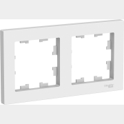Рамка двухместная SYSTEME (SCHNEIDER) ELECTRIC AtlasDesign белая (ATN000102)