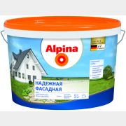 Краска ВД акриловая ALPINA Надежная фасадная белая 10 л (948102059)