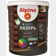 Лазурь для дерева ALPINA Аква черный 2,5 л (948103493)